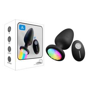 Plug Anal con Control Remoto y Luces LED Multicolor